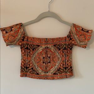 LF Off the Shoulder Crop Top